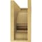 Ekena Millwork 6"W x 18"D x 12"H Classic Diane Rough Cedar Woodgrain TimberThane Corbel, Primed Tan CORUR06X18X12DIARCPR - alternate 4